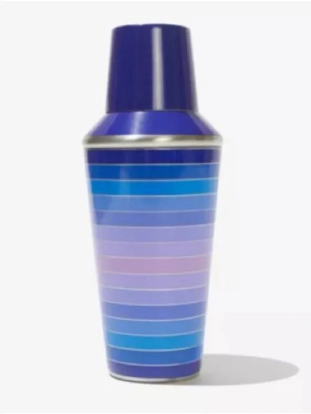 New Jonathan Adler Scala Cocktail Shaker featuring retro style stripes